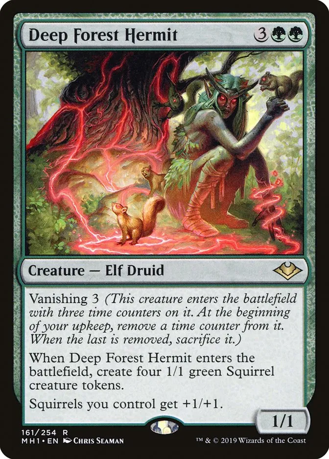 2019 Modern Horizons Deep Forest Hermit rare #161 unlisted card image