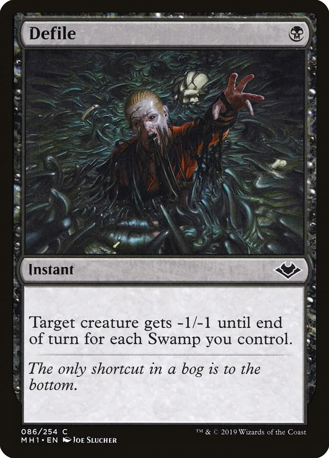 2019 Modern Horizons Defile common #86 unlisted card image
