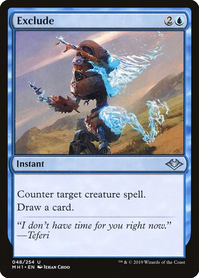 2019 Modern Horizons Exclude uncommon #48 unlisted card image