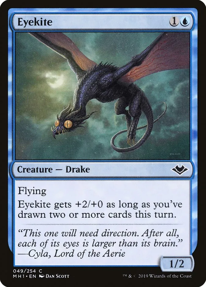 2019 Modern Horizons Eyekite common #49 unlisted card image