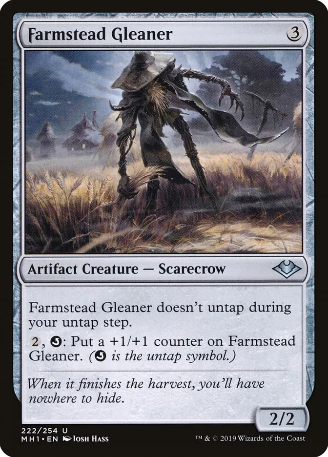 2019 Modern Horizons Farmstead Gleaner uncommon #222 unlisted card image