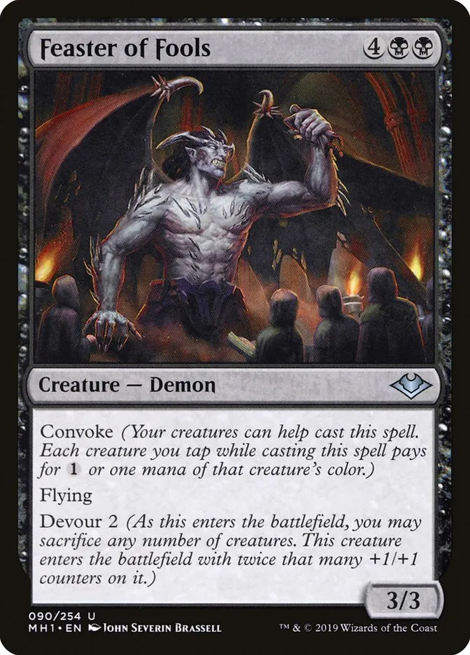 2019 Modern Horizons Feaster of Fools uncommon #90 unlisted card image