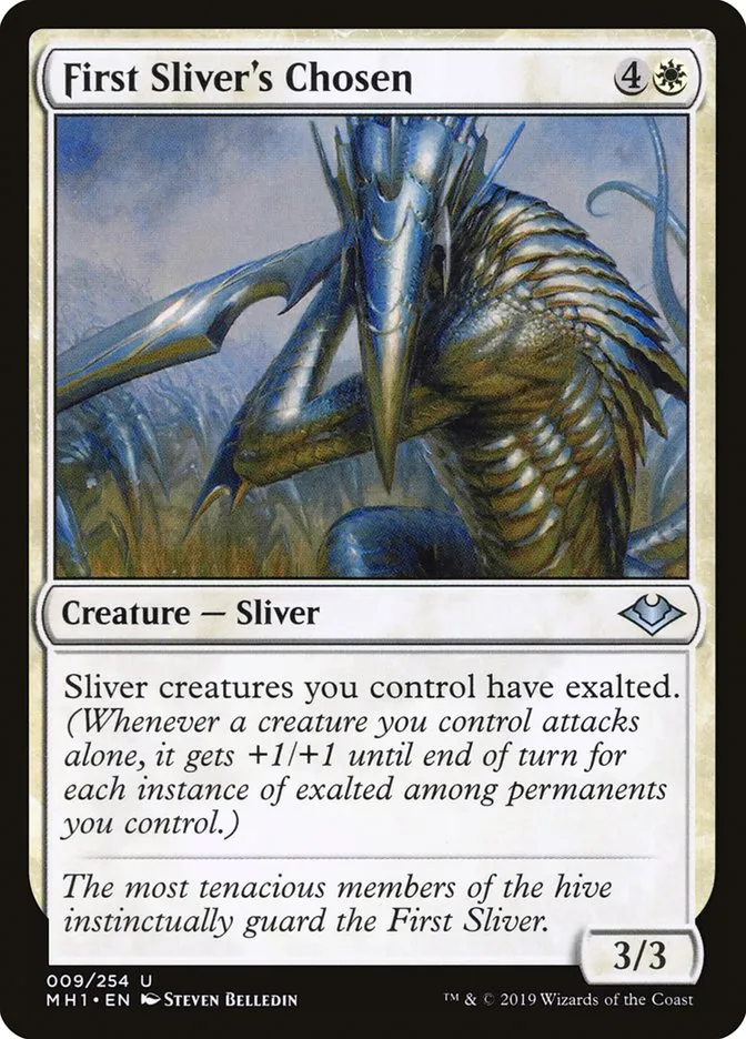 2019 Modern Horizons First Sliver's Chosen uncommon #9 unlisted card image