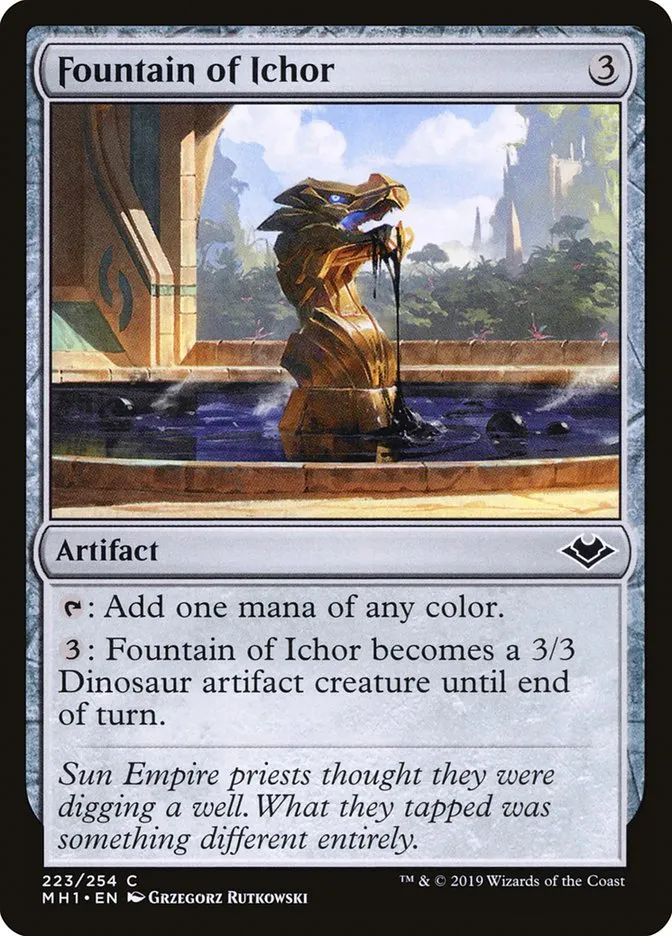 2019 Modern Horizons Fountain of Ichor common #223 unlisted card image