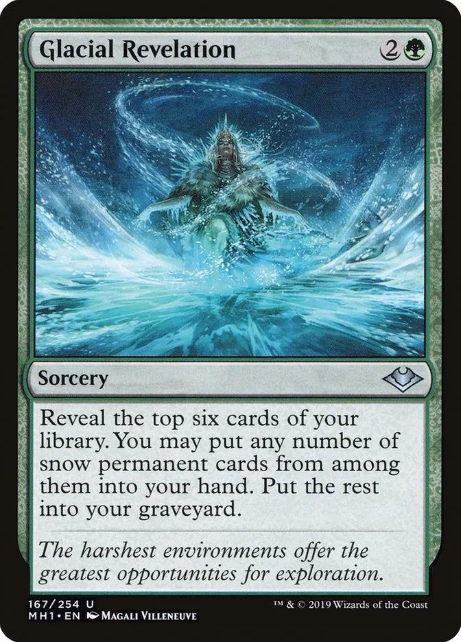 2019 Modern Horizons Glacial Revelation uncommon #167 unlisted card image
