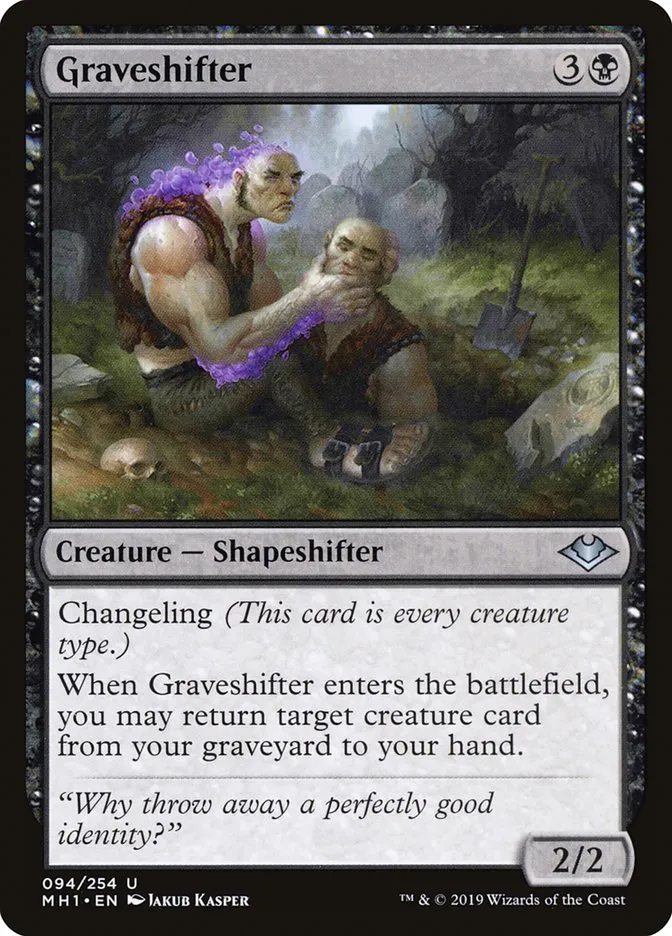 2019 Modern Horizons Graveshifter uncommon #94 unlisted card image