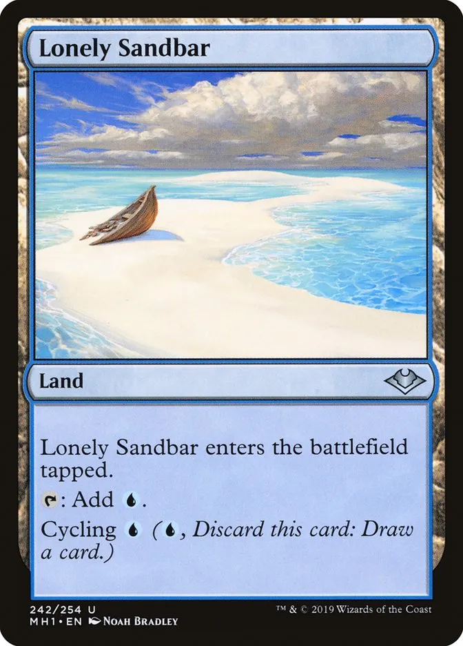 2019 Modern Horizons Lonely Sandbar uncommon #242 unlisted card image