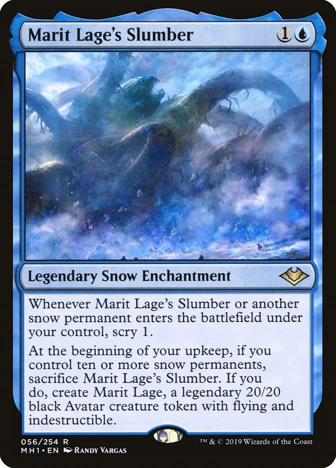 2019 Modern Horizons Marit Lage's Slumber rare #56 unlisted card image