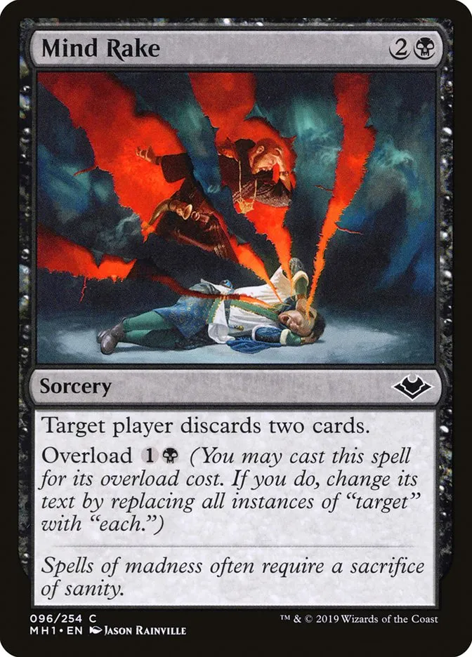 2019 Modern Horizons Mind Rake common #96 unlisted card image