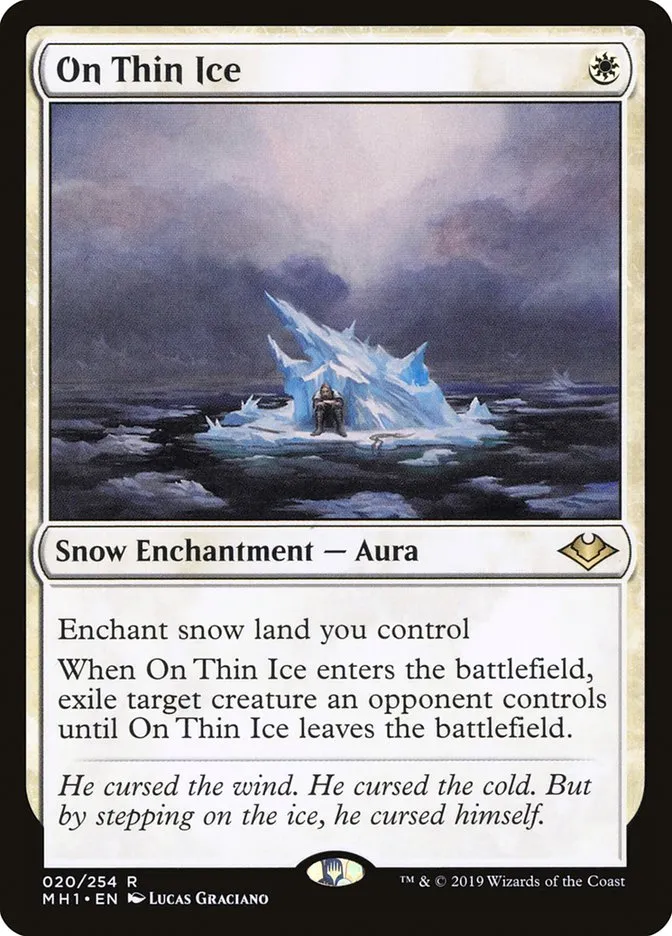 2019 Modern Horizons On Thin Ice rare #20 unlisted card image