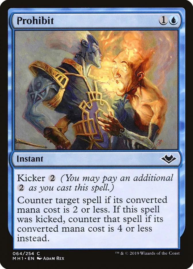 2019 Modern Horizons Prohibit common #64 unlisted card image