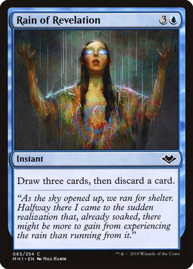 2019 Modern Horizons Rain of Revelation common #65 unlisted card image