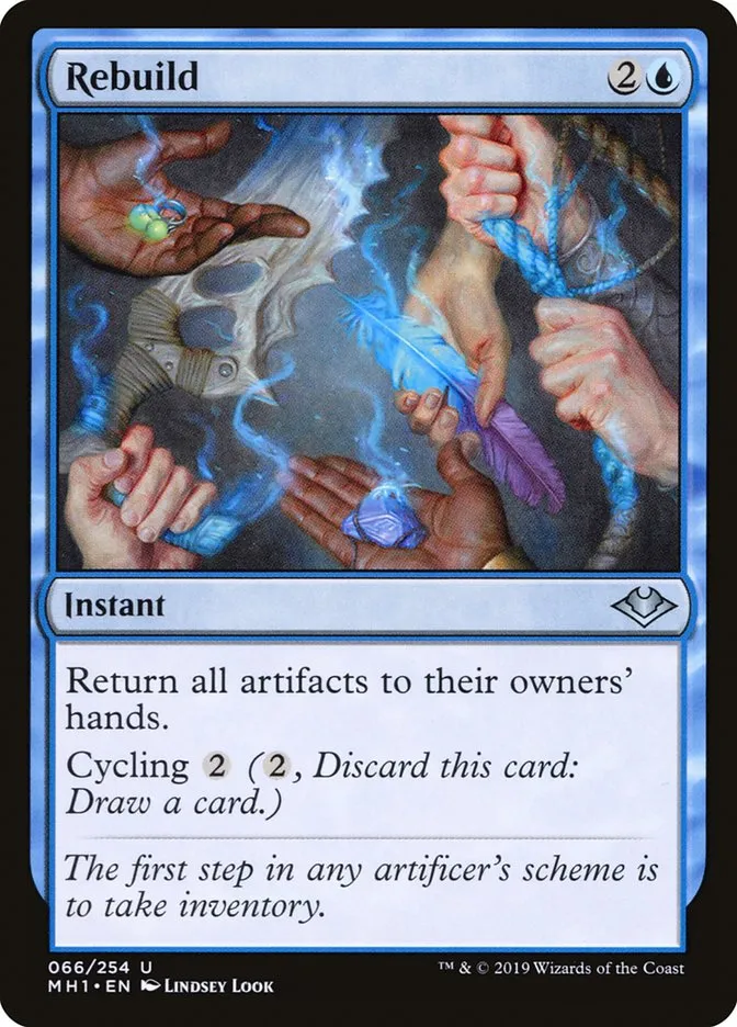 2019 Modern Horizons Rebuild uncommon #66 unlisted card image