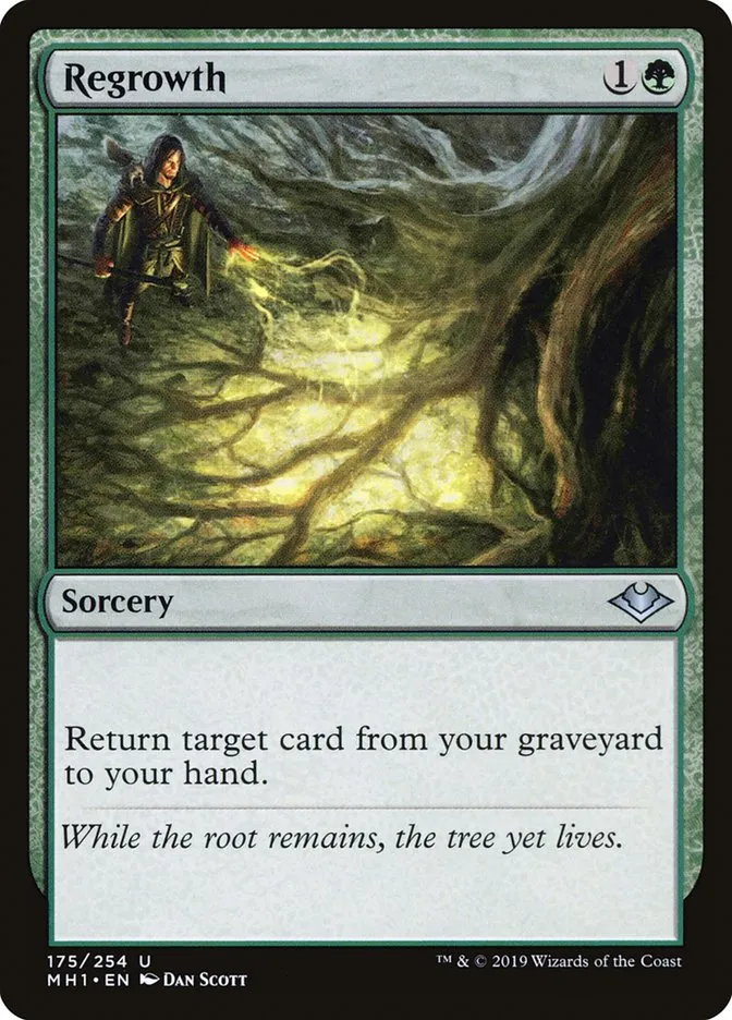 2019 Modern Horizons Regrowth uncommon #175 unlisted card image