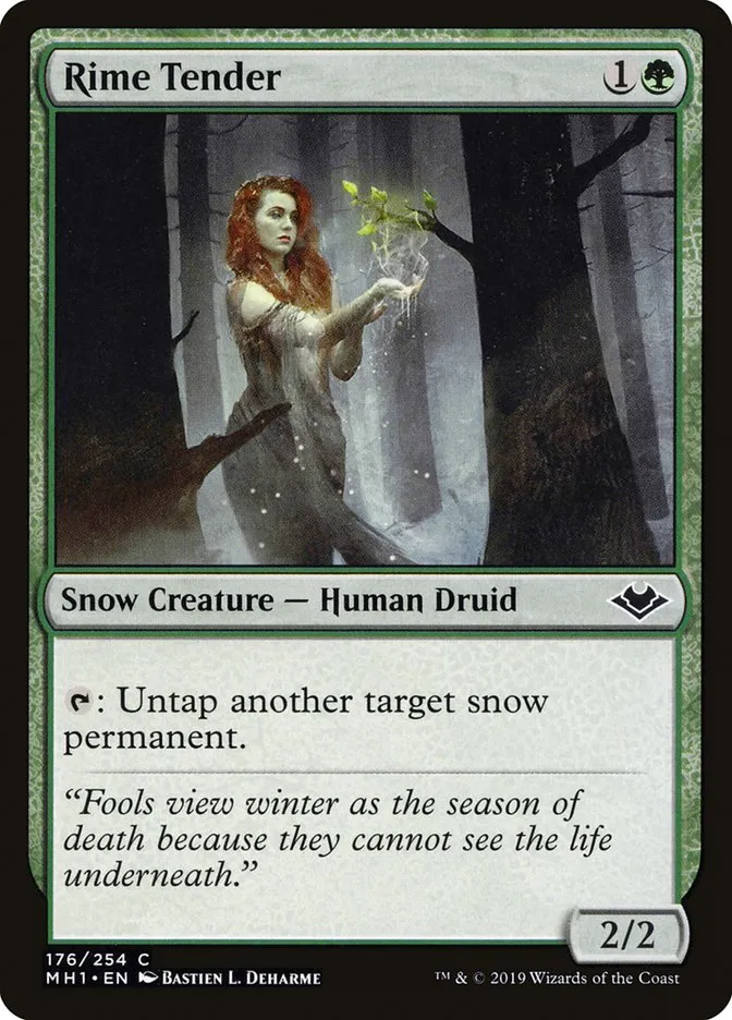 2019 Modern Horizons Rime Tender common #176 unlisted card image