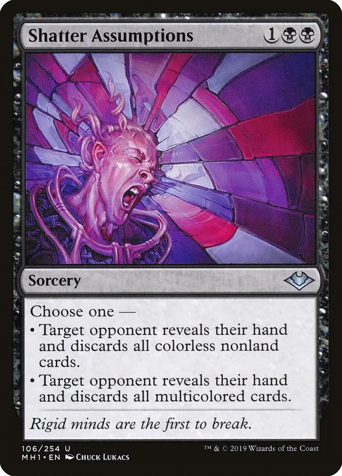 2019 Modern Horizons Shatter Assumptions uncommon #106 unlisted card image