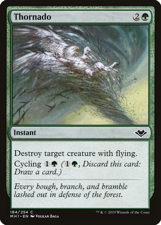 2019 Modern Horizons Thornado common #184 unlisted card image