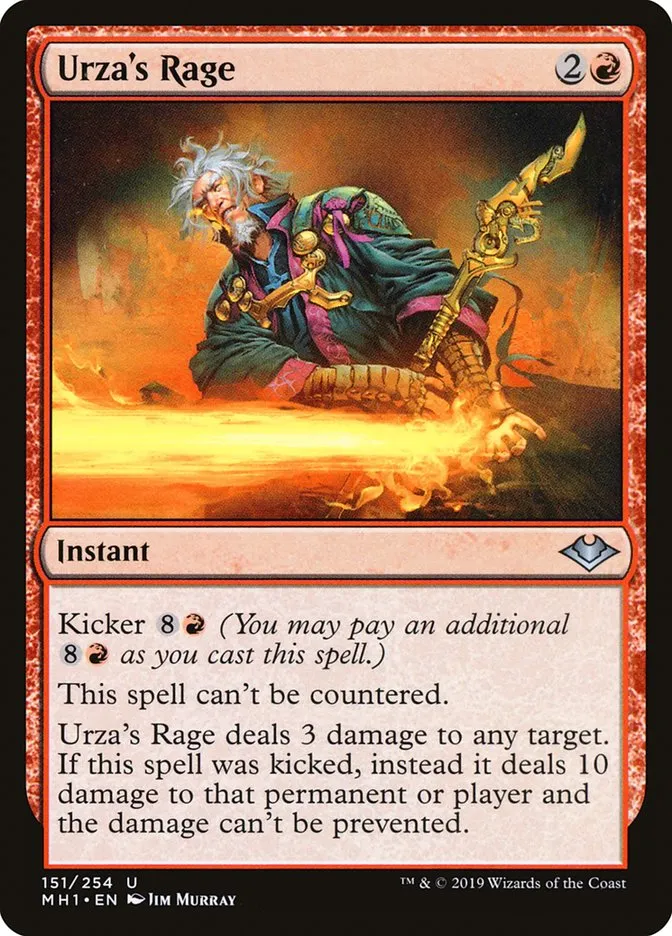 2019 Modern Horizons Urza's Rage uncommon #151 unlisted card image