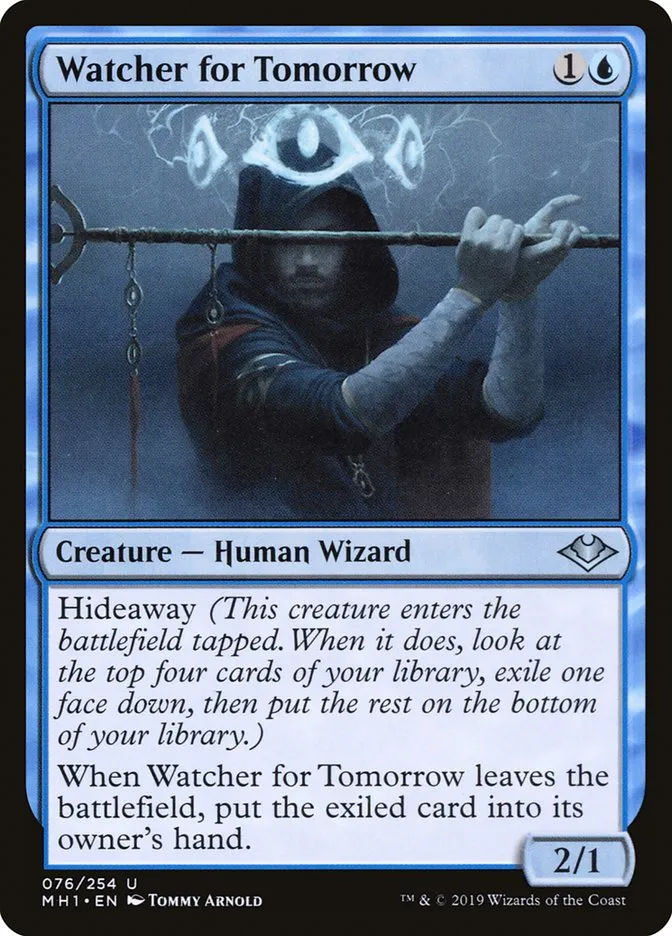 2019 Modern Horizons Watcher for Tomorrow uncommon #76 unlisted card image