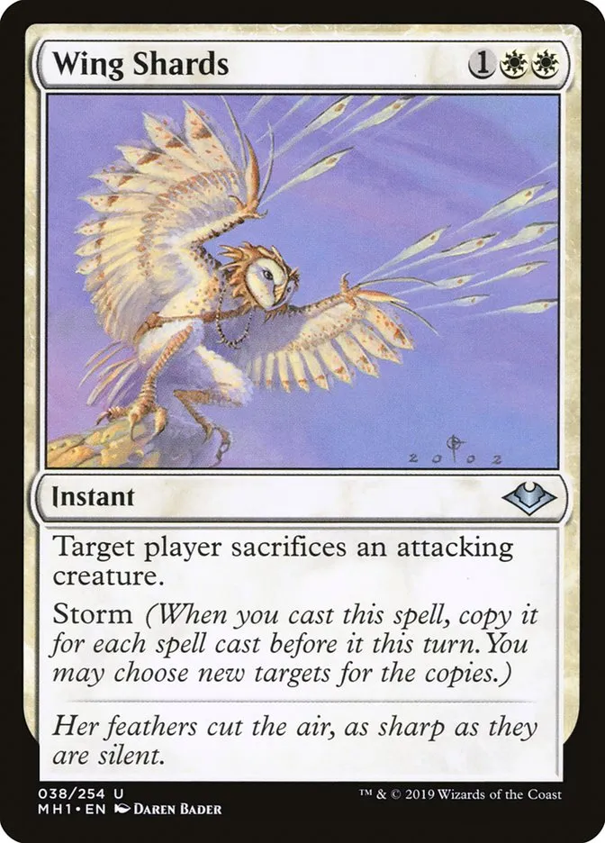 2019 Modern Horizons Wing Shards uncommon #38 unlisted card image