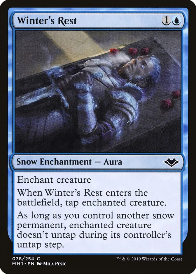 2019 Modern Horizons Winter's Rest common #78 unlisted card image