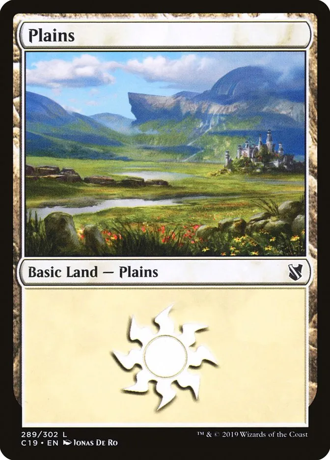 2019 Commander 2019 Plains common #289 common card image