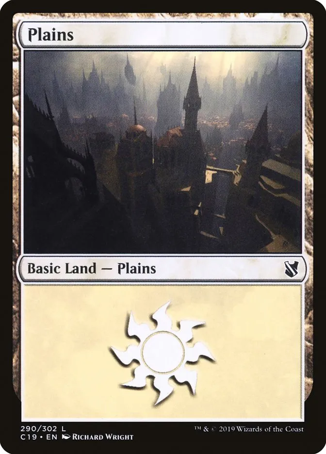 2019 Commander 2019 Plains common #290 common card image