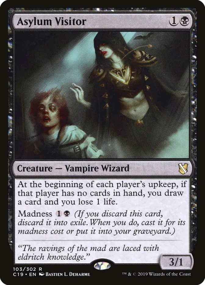 2019 Commander 2019 Asylum Visitor rare #103 rare card image