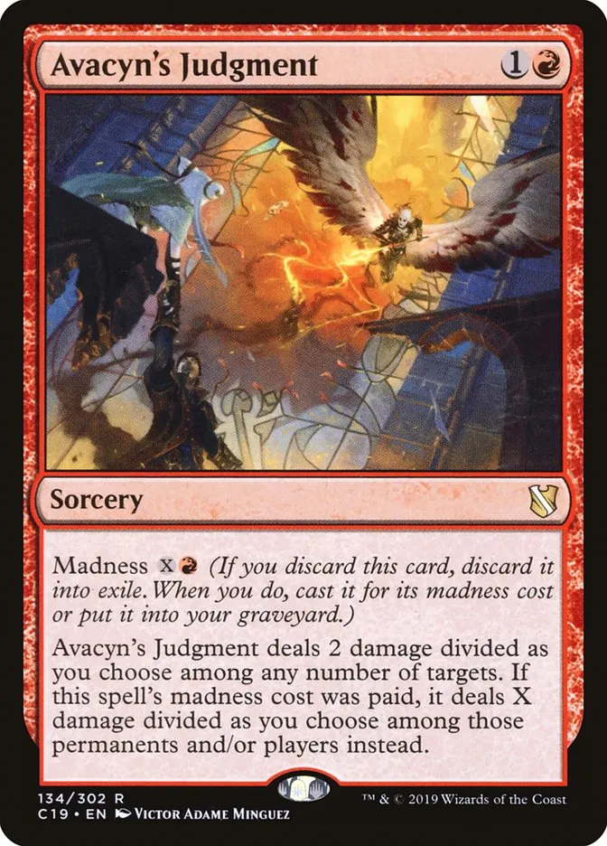 2019 Commander 2019 Avacyn's Judgment rare #134 rare card image