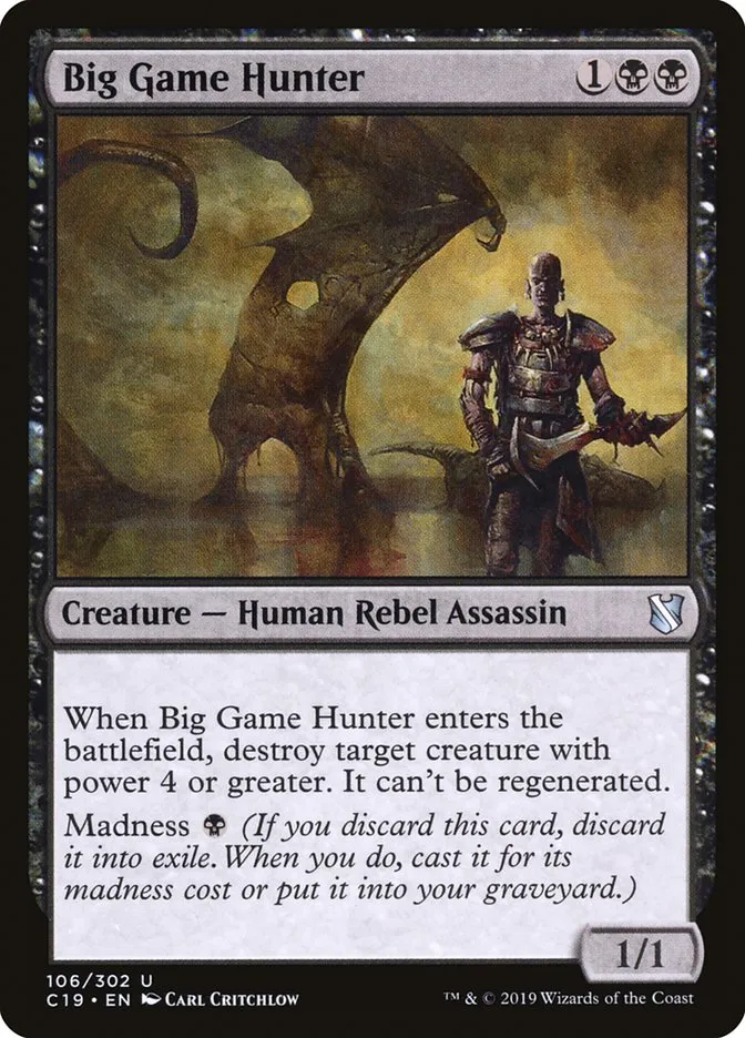 2019 Commander 2019 Big Game Hunter uncommon #106 uncommon card image