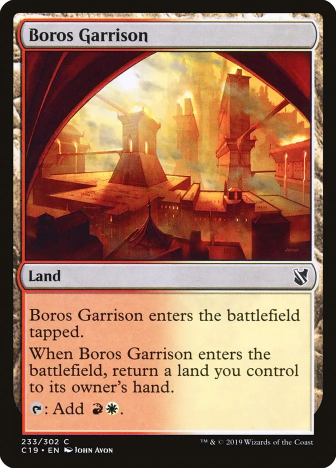 2019 Commander 2019 Boros Garrison common #233 common card image