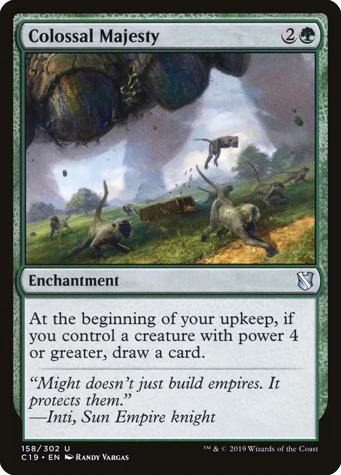 2019 Commander 2019 Colossal Majesty uncommon #158 uncommon card image