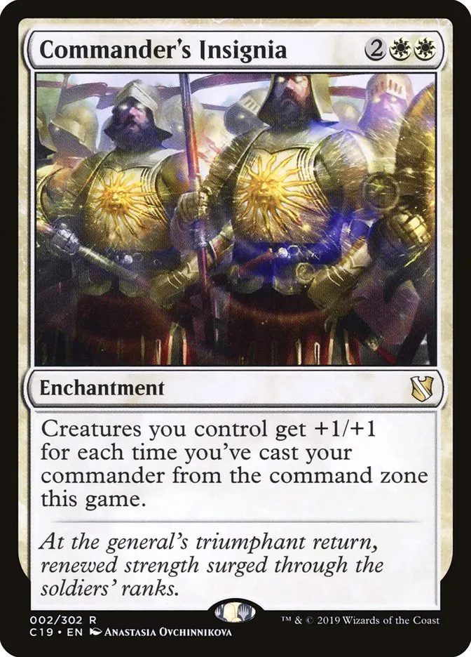 2019 Commander 2019 Commander's Insignia rare #2 rare card image