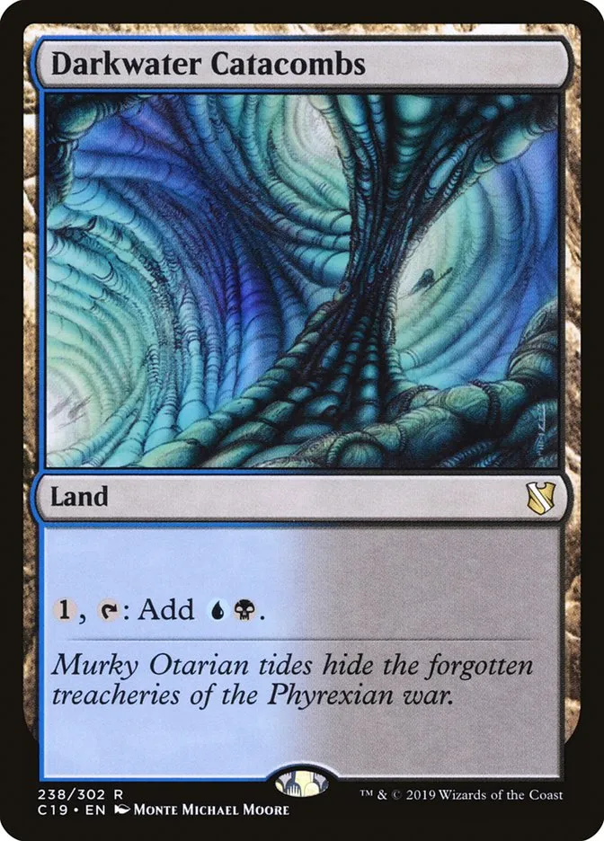 2019 Commander 2019 Darkwater Catacombs #238 rare card image