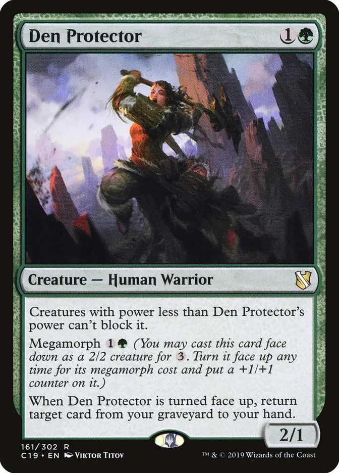2019 Commander 2019 Den Protector #161 rare card image