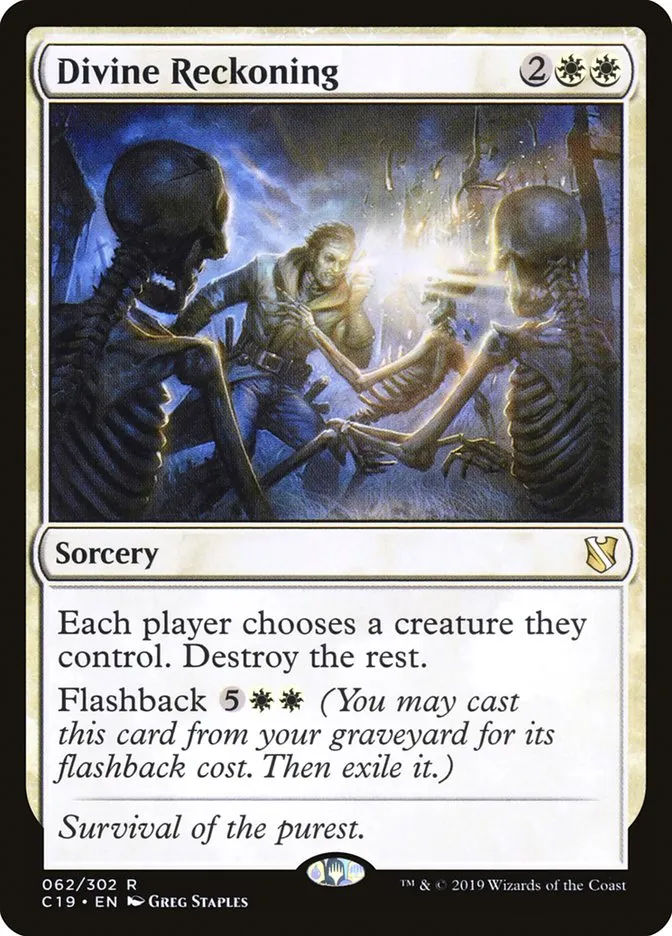 2019 Commander 2019 Divine Reckoning rare #62 rare card image