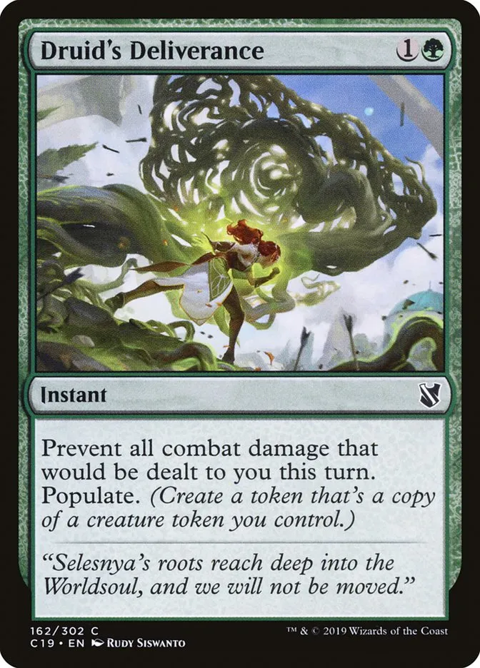 2019 Commander 2019 Druid's Deliverance common #162 common card image
