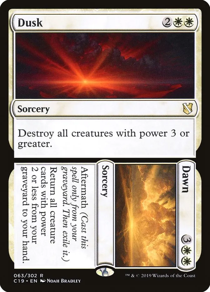 2019 Commander 2019 Dusk // Dawn rare #63 rare card image