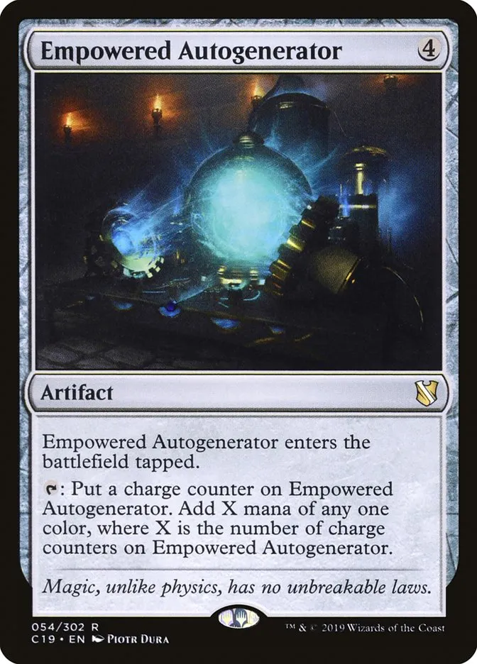 2019 Commander 2019 Empowered Autogenerator #54 rare card image