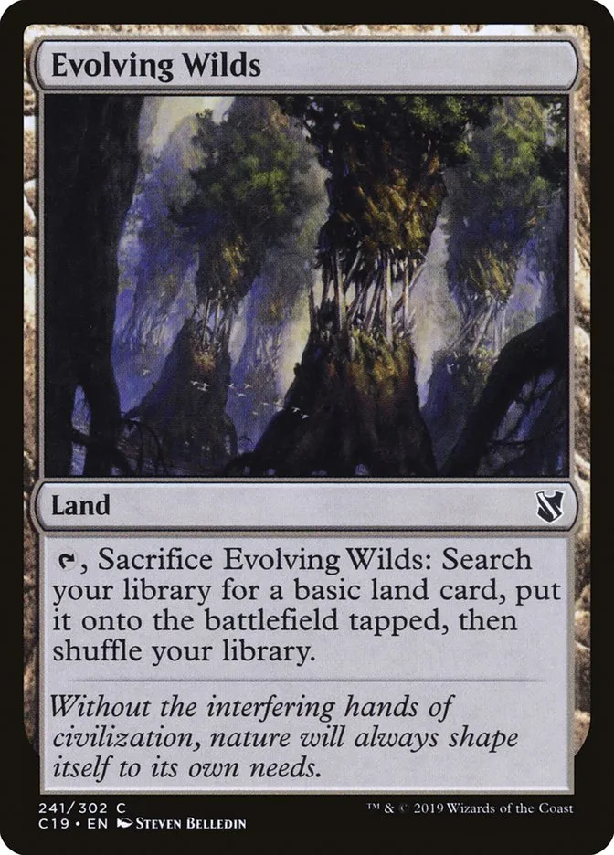 2019 Commander 2019 Evolving Wilds common #241 common card image