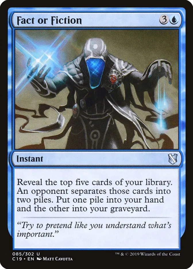 2019 Commander 2019 Fact or Fiction #85 uncommon card image