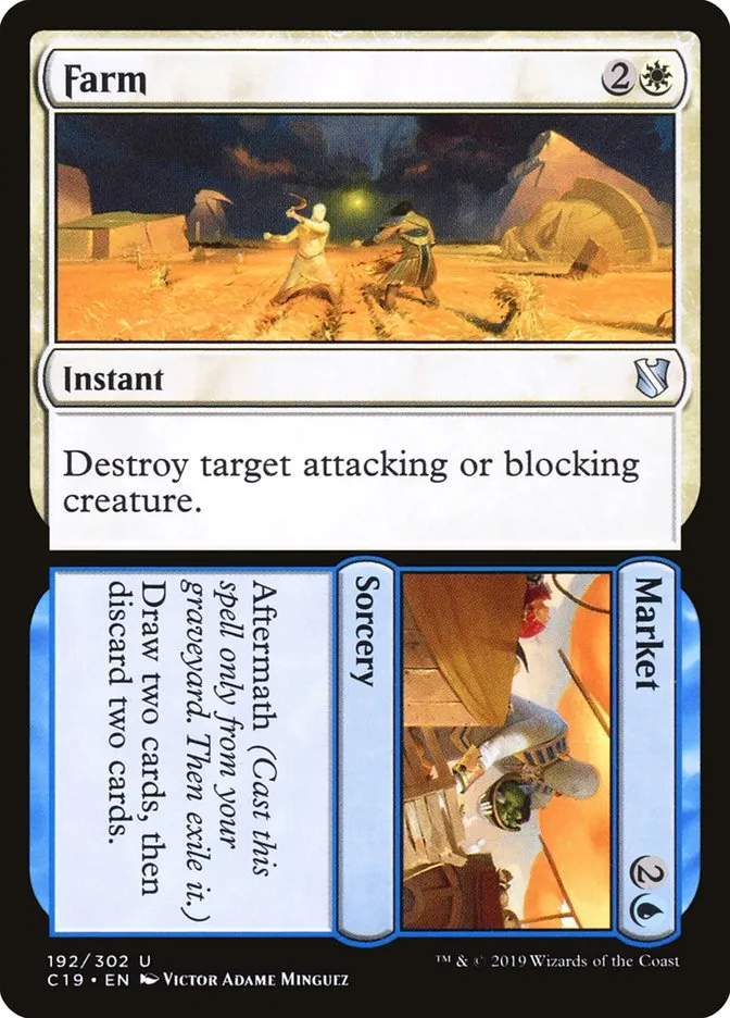 2019 Commander 2019 Farm // Market #192 uncommon card image