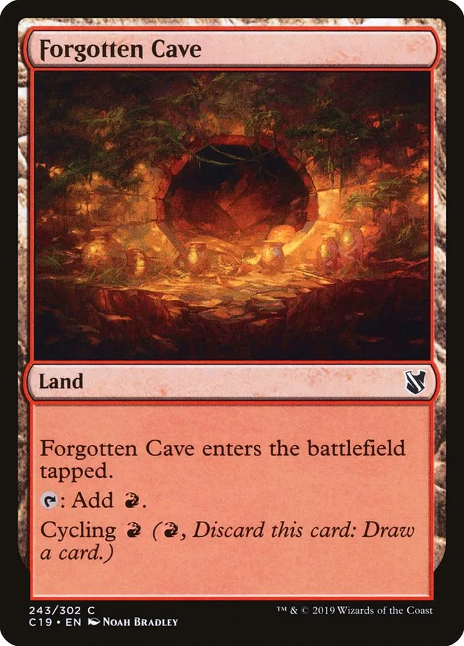 2019 Commander 2019 Forgotten Cave common #243 common card image