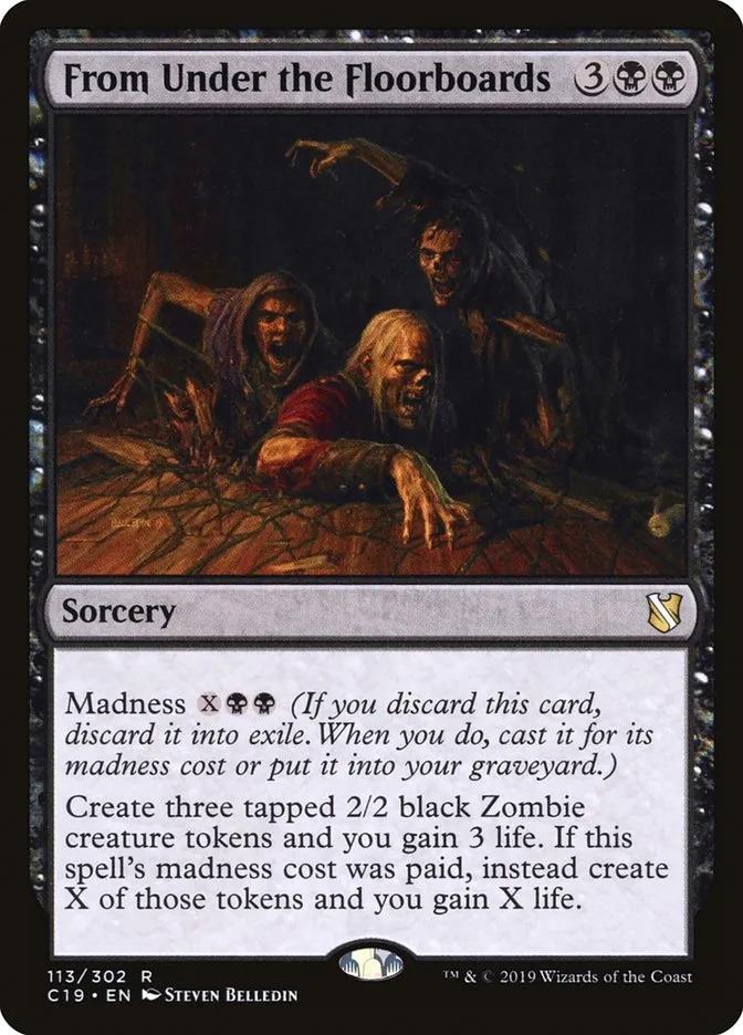 2019 Commander 2019 From Under the Floorboards #113 rare card image