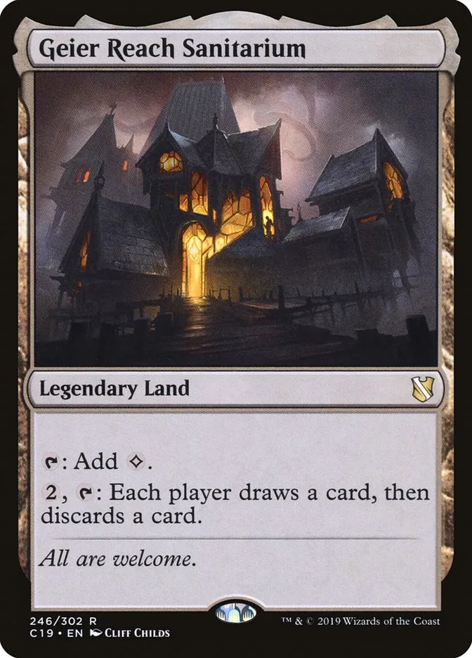 2019 Commander 2019 Geier Reach Sanitarium #246 rare card image