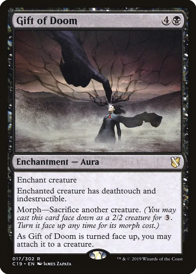 2019 Commander 2019 Gift of Doom #17 rare card image