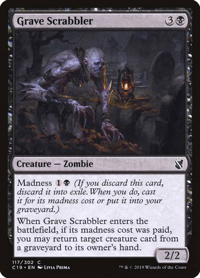 2019 Commander 2019 Grave Scrabbler common #117 common card image