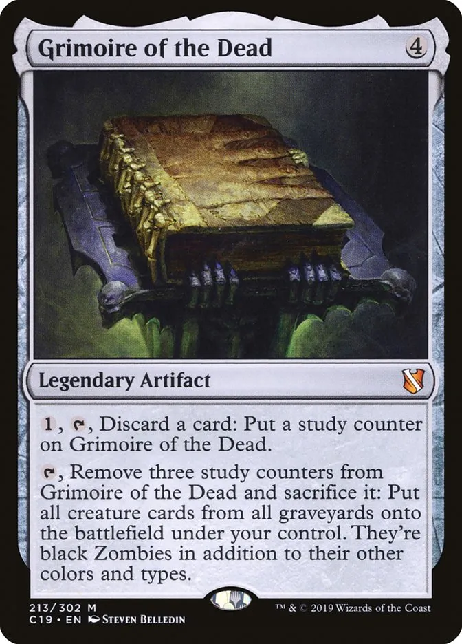 2019 Commander 2019 Grimoire of the Dead #213 mythic card image