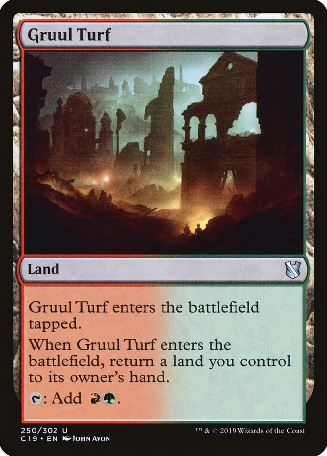 2019 Commander 2019 Gruul Turf #250 uncommon card image