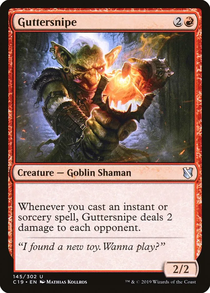 2019 Commander 2019 Guttersnipe uncommon #145 uncommon card image